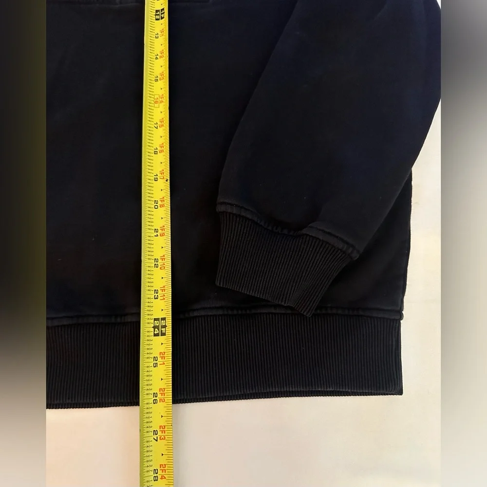 & OTHER STORIES STOCKHOLM Sweatshirt Women S Oversize 1/2 Zip Fleece Mock Neck - Picture 10 of 11